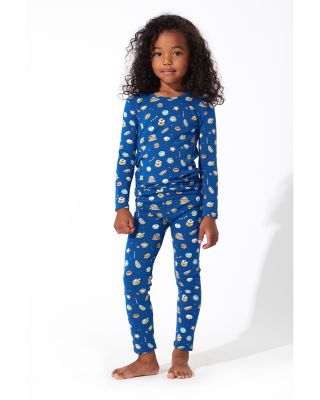 Unisex Hanukkah Cookies Print Pajama Set - Baby, Little Kid