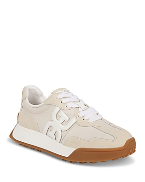Shop Sam Edelman Women's Langley Low Top Lace Up Sneakers In Off White