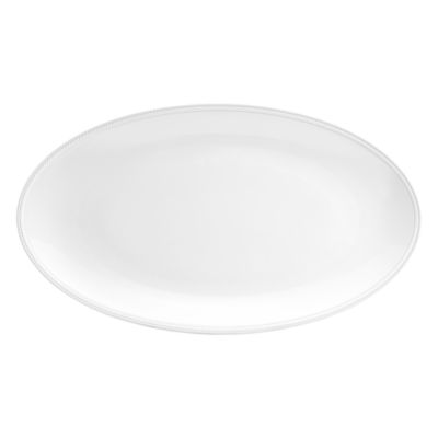 L'Objet - Soie Tresse White Oval Platter, Large