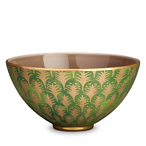 Shop L'objet Fortuny Papiro Bowl, Large In Green