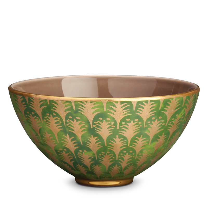 L'objet Fortuny Piumette Bowl In Green