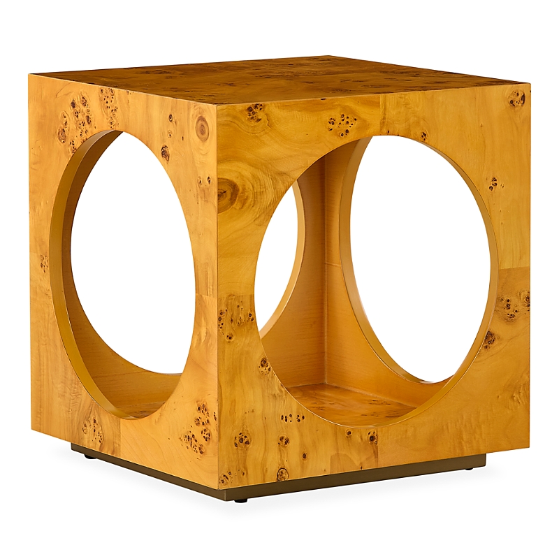 Jonathan Adler Bond Cube Accent Table In Brown