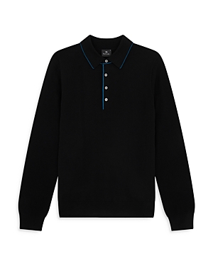 Ps By Paul Smith Tipped Sweater Polo In 79