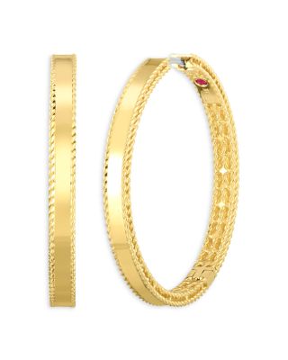 Roberto coin sale symphony hoop earrings