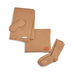 Vince Wool And Cashmere Travel Set In Camel