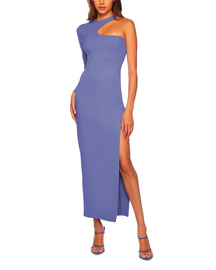 Susana Monaco Asymmetric One-Shoulder Slit Maxi Dress | Bloomingdale's