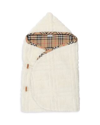 Burberry - Unisex Collier Check Fleece Nest Wrap - Baby