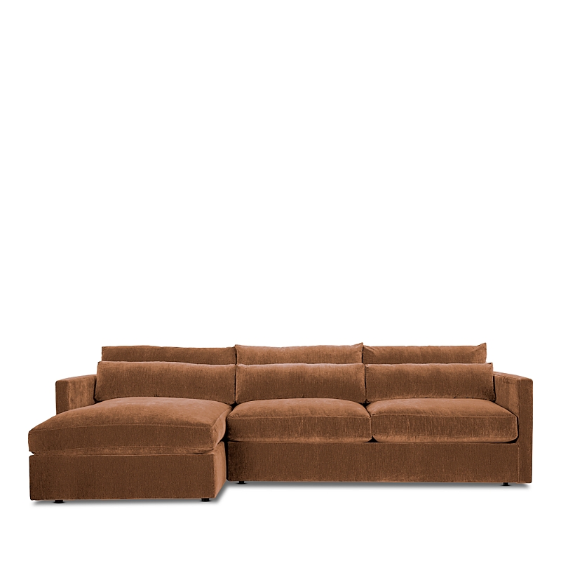 Shop Bloomingdale's Brea Sectional Sofa - Exclusive In Amici Ginger