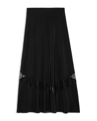 [Juun.J] lace shirring skirt /追跡付 Black 'Joslin' skirt Zadig & Voltaire