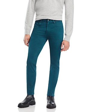 7 FOR ALL MANKIND SLIMMY SLIM FIT JEANS IN HUNTER GREEN