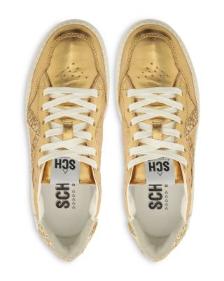 Women's St Bold Almond Toe Glitter Detail Platform Sneakers