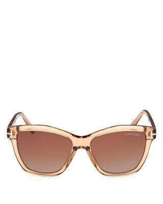 Square Plastic Sunglasses, 54mm