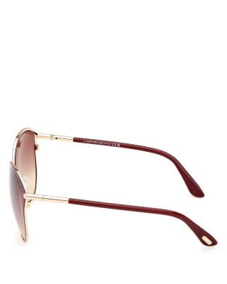 Bordeaux Round Sunglasses, 59mm