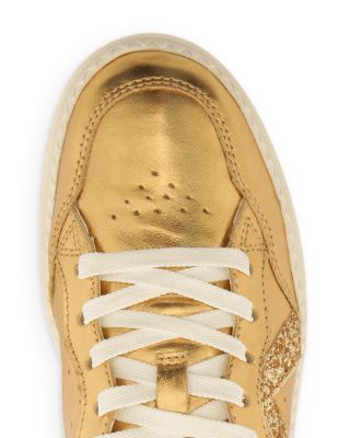 Women's St Bold Almond Toe Glitter Detail Platform Sneakers