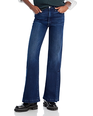 Shop Mother The Hustler Sidewinder High Rise Jeans In Tongue In Chic
