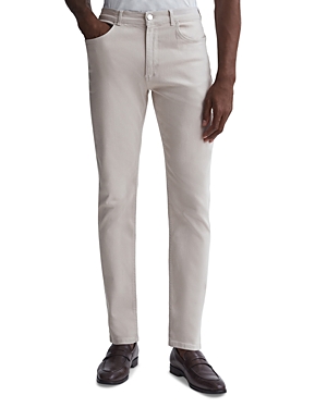 REISS DOVER SLIM FIT JEANS IN STONE