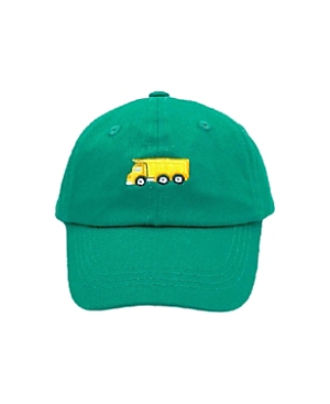 Shop Bits & Bows Boys' Dumptruck Baseball Hat In Green - Little Kid