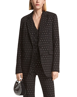 Mensy Embellished Two Button Blazer