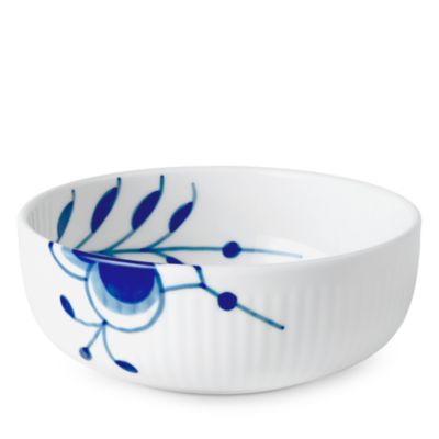 Blue Fluted Mega 4 Piece Serving Set