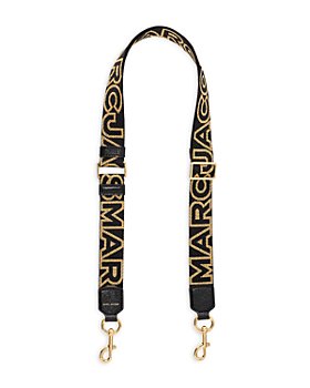 MARC JACOBS - The Thin Outline Logo Webbing Strap