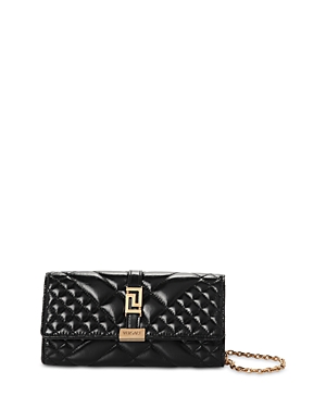 Versace Greca Goddess Mini Bag In Black/ Gold