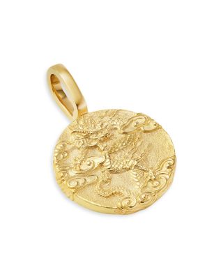 Dragon Amulet in 18K Yellow Gold