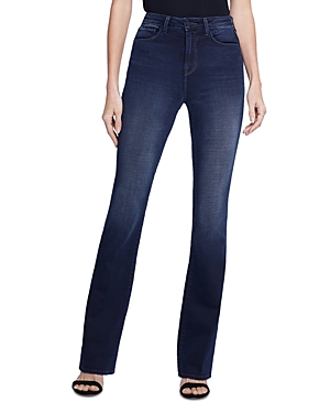 Shop L Agence L'agence Selma Mid Rise Flare Jeans In Maverick