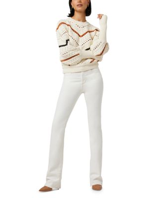 The Hi Honey High Rise Bootcut Jeans in Milk