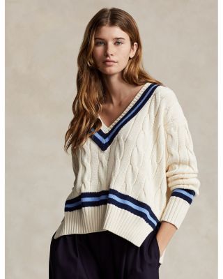 Cotton Boxy Cable Knit Sweater