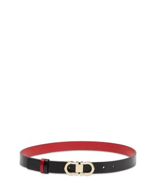 Ferragamo Women s Double Gancini Reversible Leather Belt Bloomingdale s