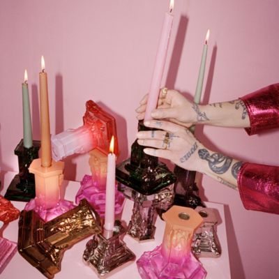 Rocky Baroque Candlestick, Medium