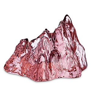 Kosta Boda The Rock Votive In Pink