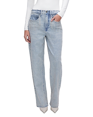 Good American Good '90s High Rise Straight Jeans in I588