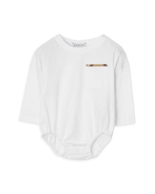 Burberry - Unisex Check Trim Bodysuit - Baby