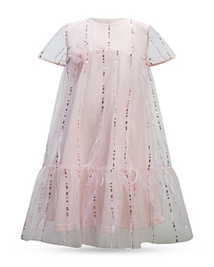 Shop Bardot Junior Girls' Emarie Striped Dress - Little Kid, Big Kid In Powder Pink