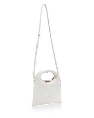 Mini Hop Intrecciato Leather Shoulder Bag