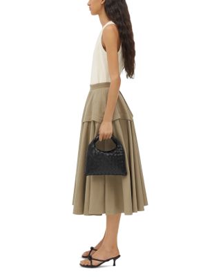 Mini Hop Intrecciato Leather Shoulder Bag