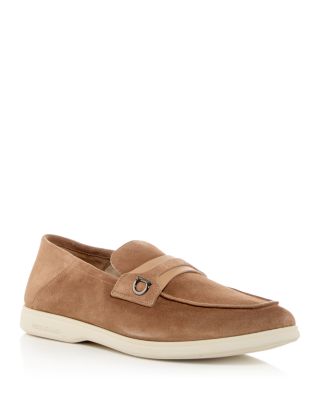 Ferragamo - Men's Elisi Suede Loafers