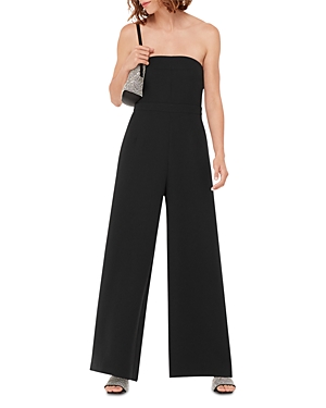 Whistles Brianna Bandeau Jumpsuit In Black