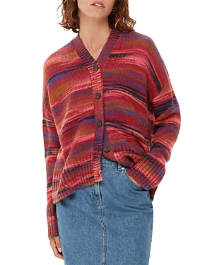 Whistles Space Dye Cardigan In Multicolor