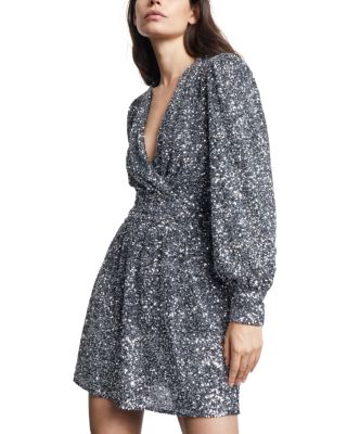 The Kooples - Puff Sleeve Sequin Dress