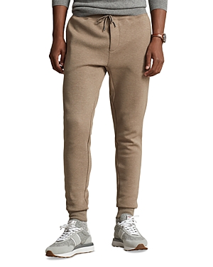 Shop Polo Ralph Lauren Double-knit Jogger Pant In Dark Taupe Heather