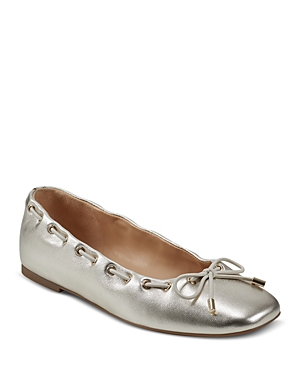 Marc Fisher Ltd. Women's Letizia Slip On Cord Trim Leather Flats