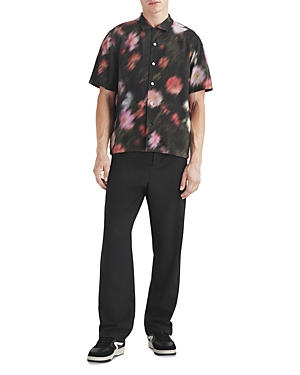 Shop Rag & Bone Short Sleeve Avery Shirt In Black Floral