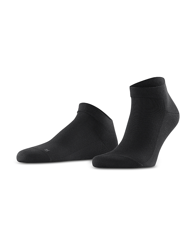 Falke Sensitive London Cotton Blend Low Rise Socks In Black