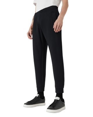 Emporio Armani - Elastic Waist Jersey Fleece Jogger Pants