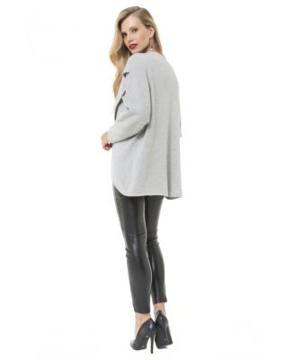 Let Loose Crossover Long Sleeve Maternity Nursing Knit Sweater