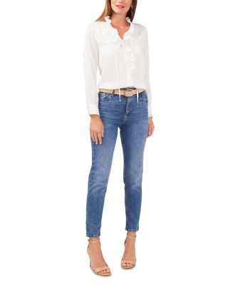 Long Sleeve Ruffled Top