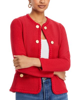 Misook Novelty Button Tweed Knit Jacket Bloomingdale s