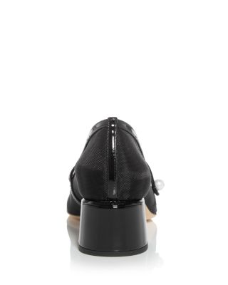 Jimmy Choo Women's Elisa 45 Block Heel Mary Jane Pumps